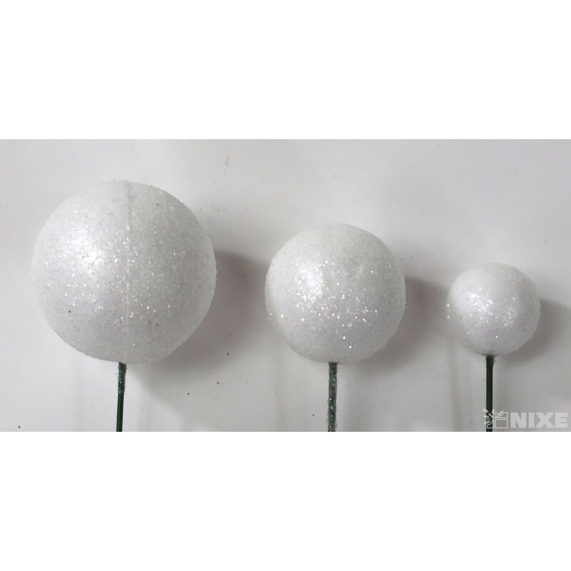 KOULE NA DR. 2-3x18cm 100ks*BÍLÁ