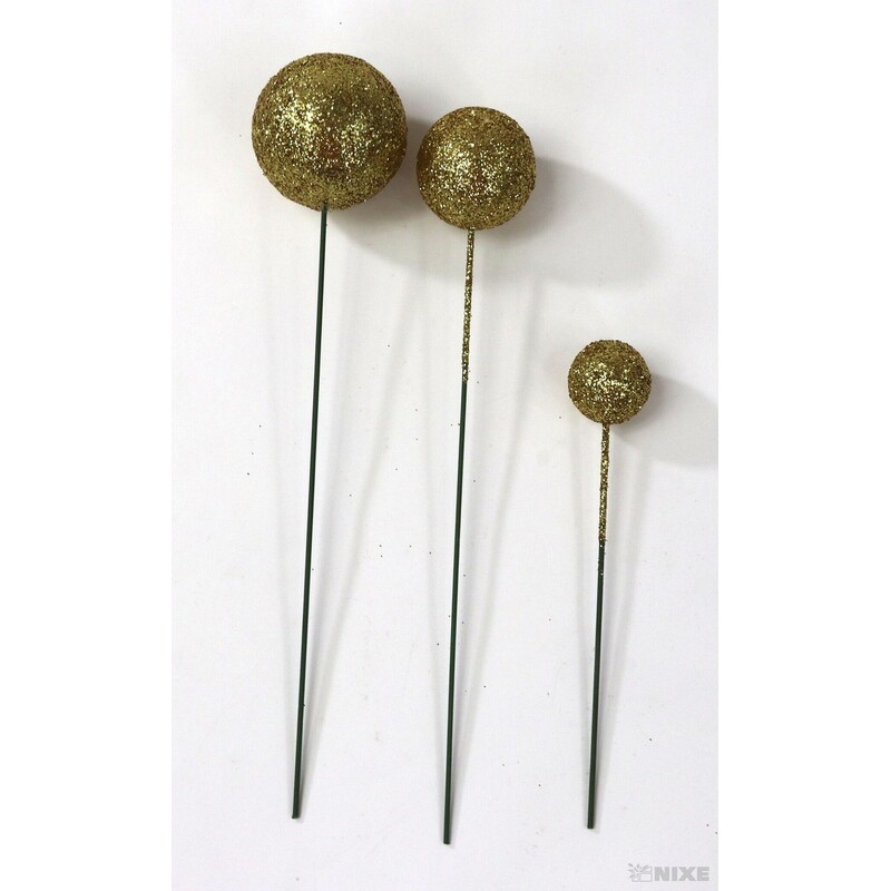 KOULE NA DR. 2-3x18cm 100ks*ZLATÁ