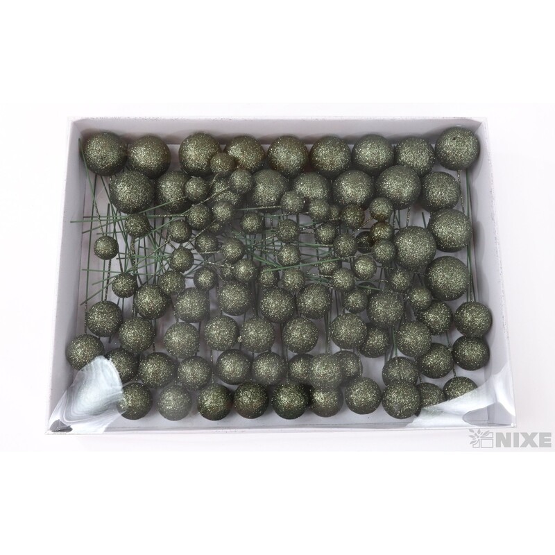 KOULE NA DR. 2-3x18cm 100ks*ZELENÁ TM.