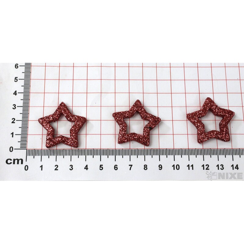 HVĚZDA 3,5cm 48ks*MĚDENÁ