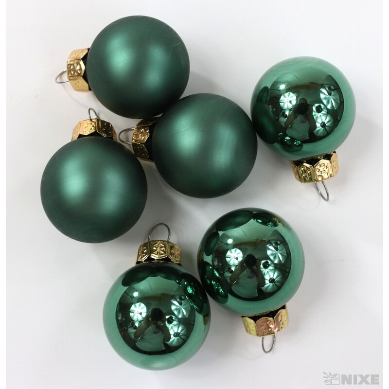 KOULE ZÁVĚS 2,5cm 24ks MIX*ZELENÁ TM. V+