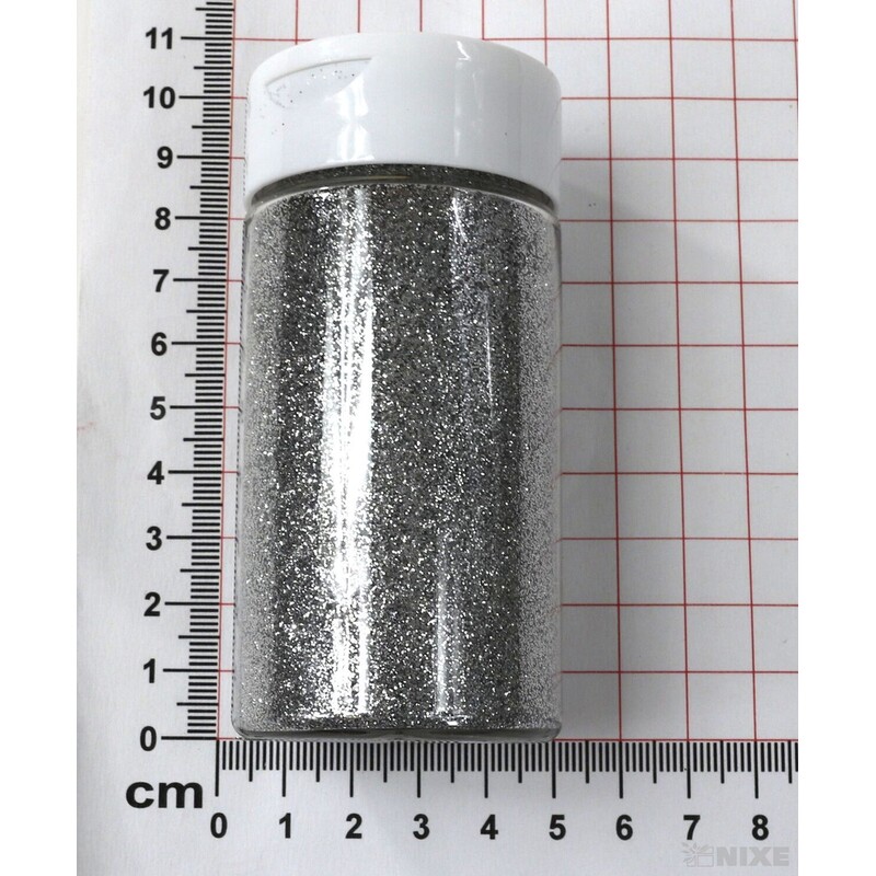 BROKÁT HVĚZDIČKY 100g*STŘÍBRNÁ