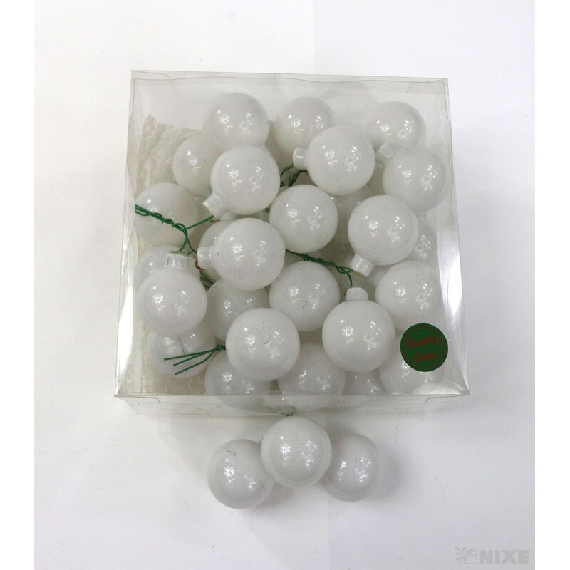 KOULE NA DR. 4x10cm 36ks*BÍLÁ