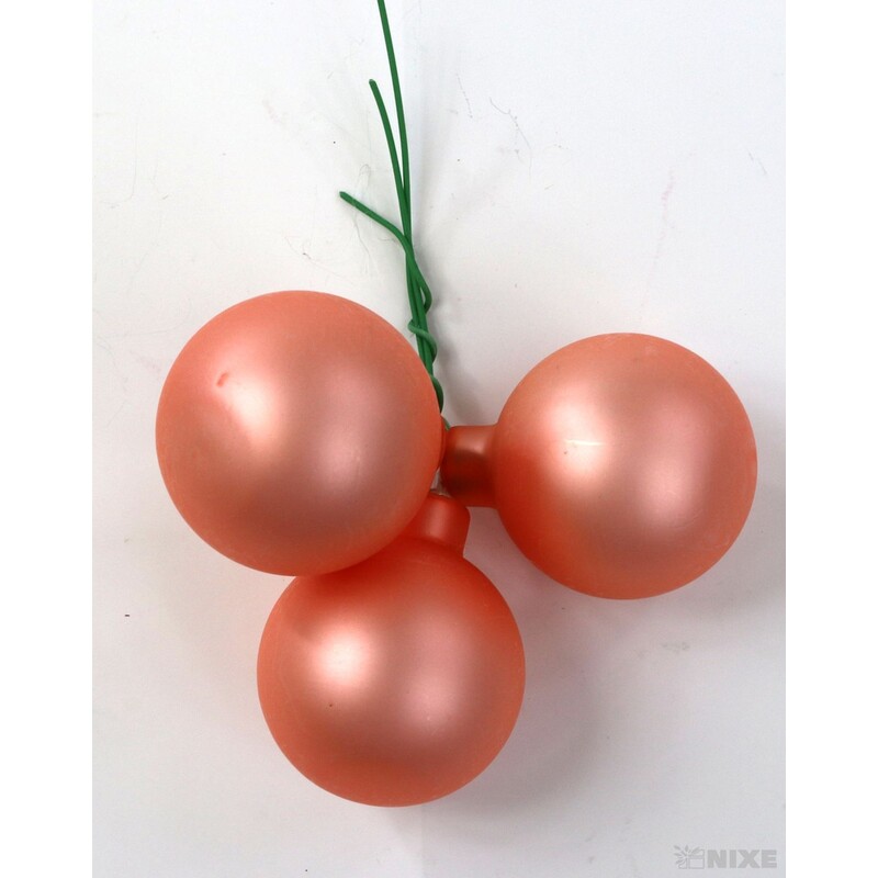 KOULE NA DR. 4x10cm 36ks MIX*RŮŽOVÁ