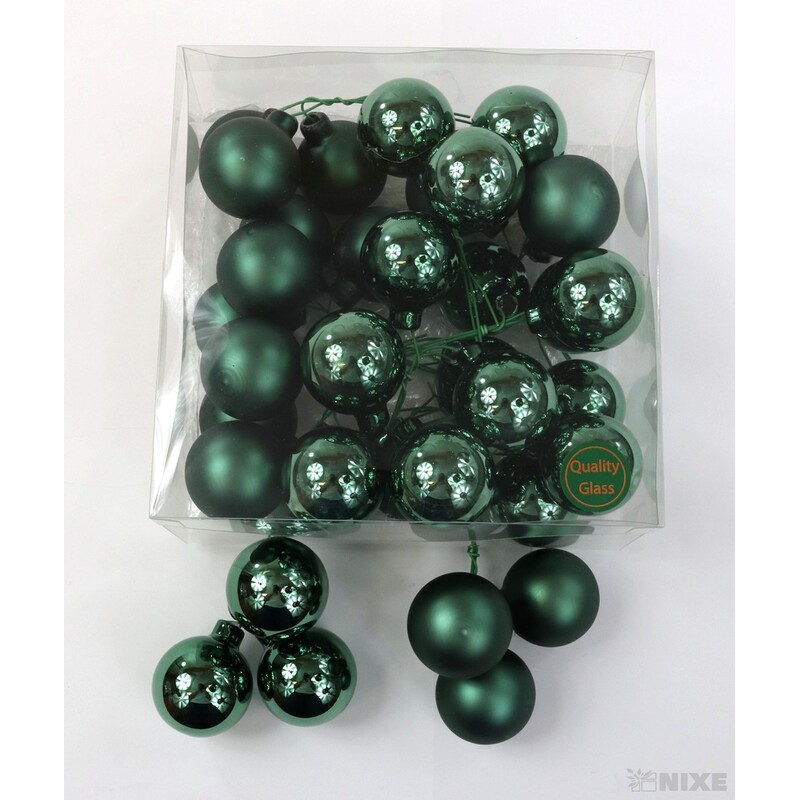 KOULE NA DR. 4x10cm 36ks MIX*ZELENÁ