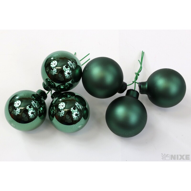 KOULE NA DR. 4x10cm 36ks MIX*ZELENÁ