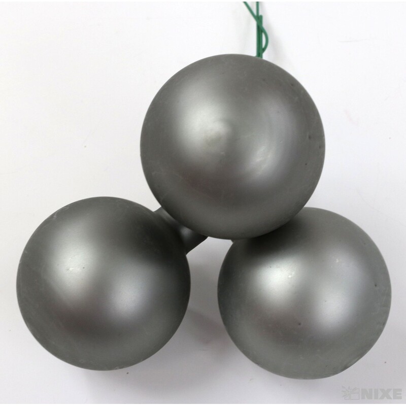 KOULE NA DR. 4x10cm 36ks MIX*ŠEDÁ