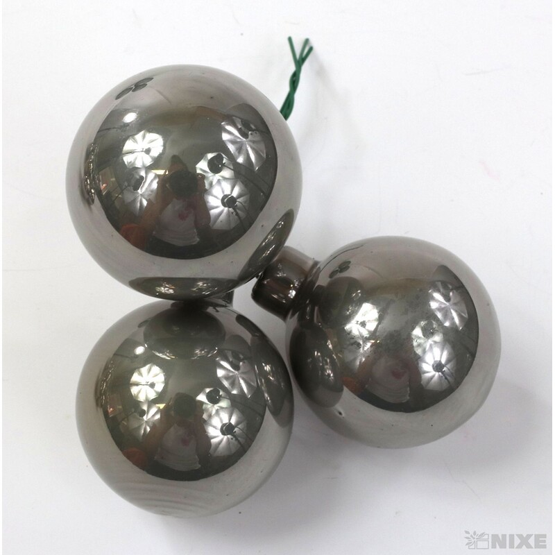 KOULE NA DR. 4x10cm 36ks MIX*ŠEDÁ