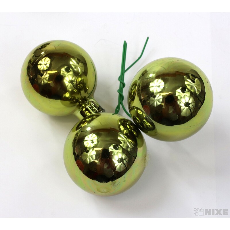 KOULE NA DR. 4x10cm 36ks MIX*ZELENÁ