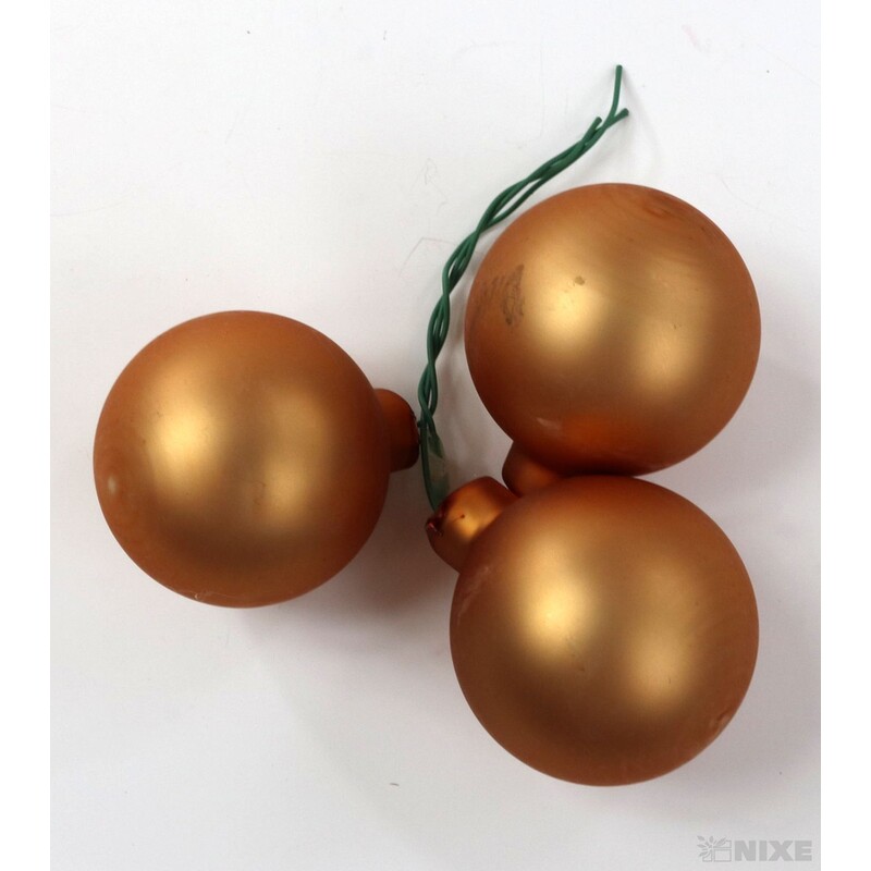 KOULE NA DR. 4x10cm 36ks MIX*MĚDENÁ