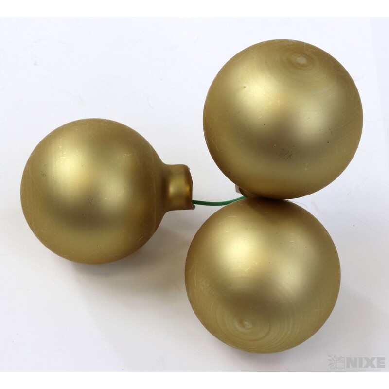 KOULE NA DR. 4x10cm 36ks MIX*ZLATÁ