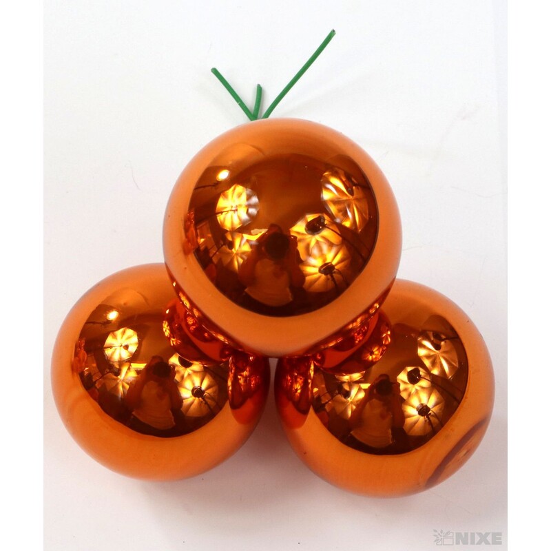 KOULE NA DR. 4x10cm 36ks MIX*ORANŽOVÁ