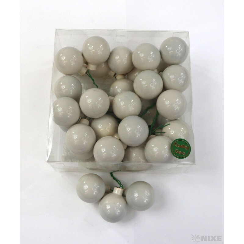 KOULE NA DR. 4x10cm 36ks MAT*BÍLÁ