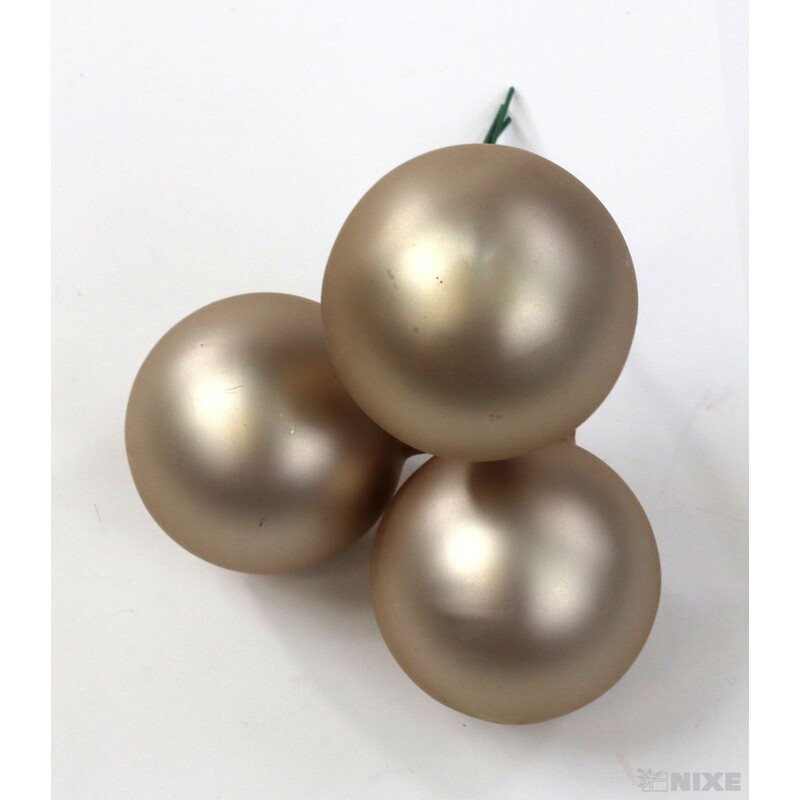 KOULE NA DR. 4x10cm 36ks MIX*ZLATÁ