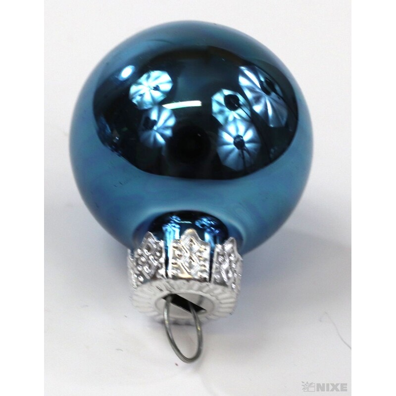 KOULE ZÁVĚS 2,5cm 24ks*MODRÁ SV. V+