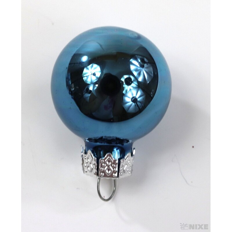 KOULE ZÁVĚS 2,5cm 24ks*MODRÁ SV. V+