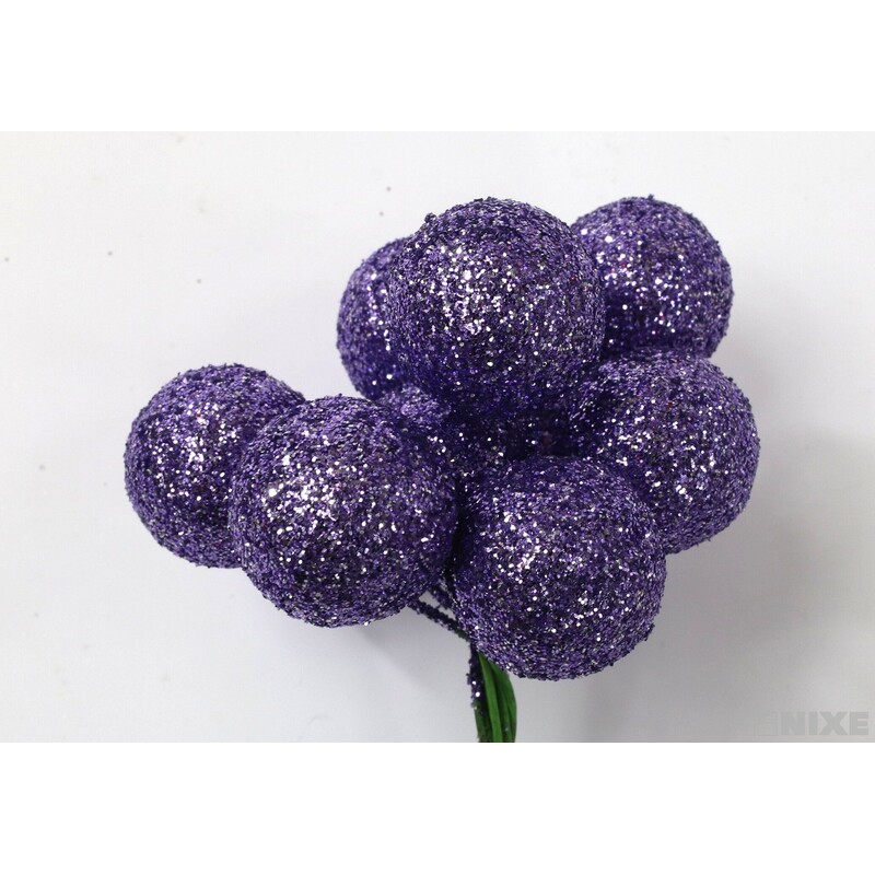 KOULE NA DRÁTKU 2x10cm 180ks*FIALOVÁ