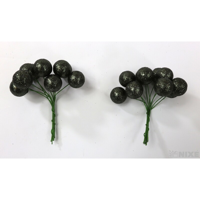 KOULE NA DRÁTKU 2x10cm 180ks*ANTRACIT