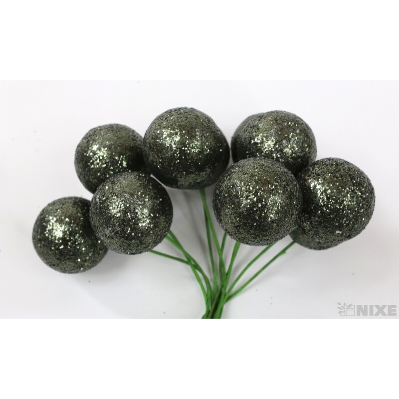 KOULE NA DRÁTKU 2x10cm 180ks*ANTRACIT