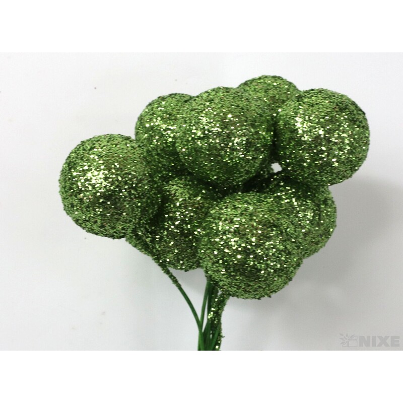 KOULE NA DRÁTKU 2x10cm 180ks*ZELENÁ