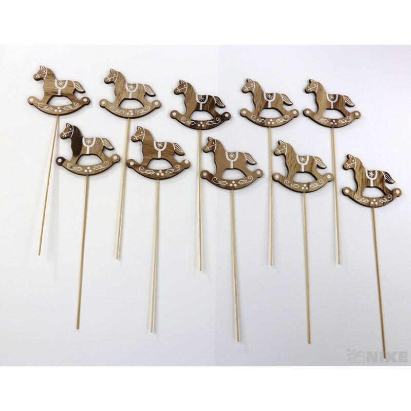 ZÁPICH KONÍK 8x27cm 10ks*PŘÍRODNÍ V+