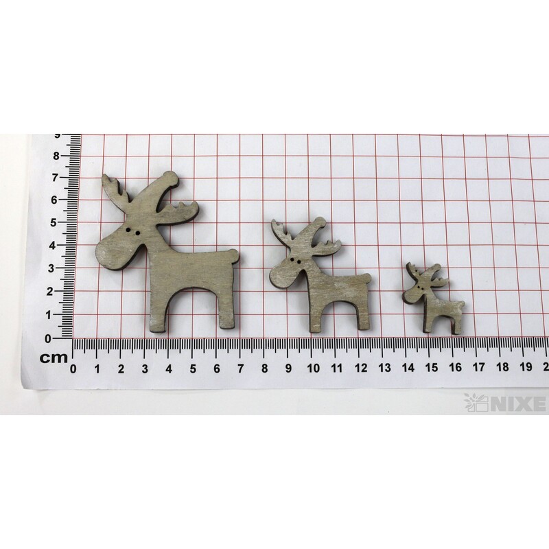 SOB 3-5-7cm 20ks*ŠEDÁ