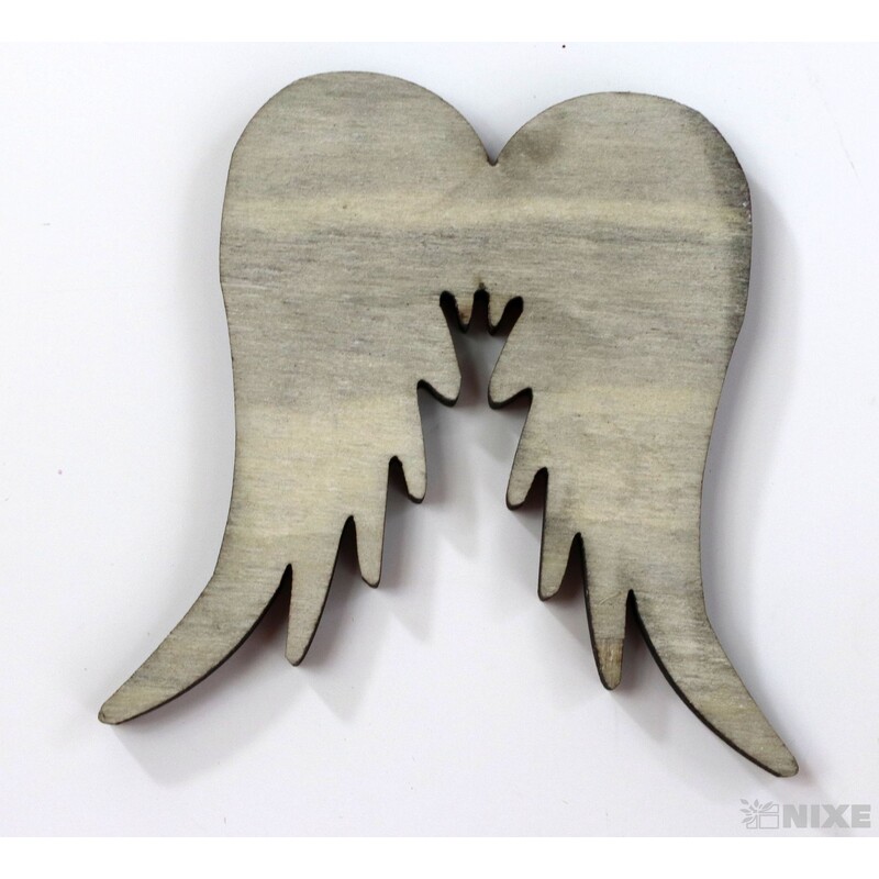 ANDĚLSKÁ KŘÍDLA 3-5-7cm 20ks*ŠEDÁ