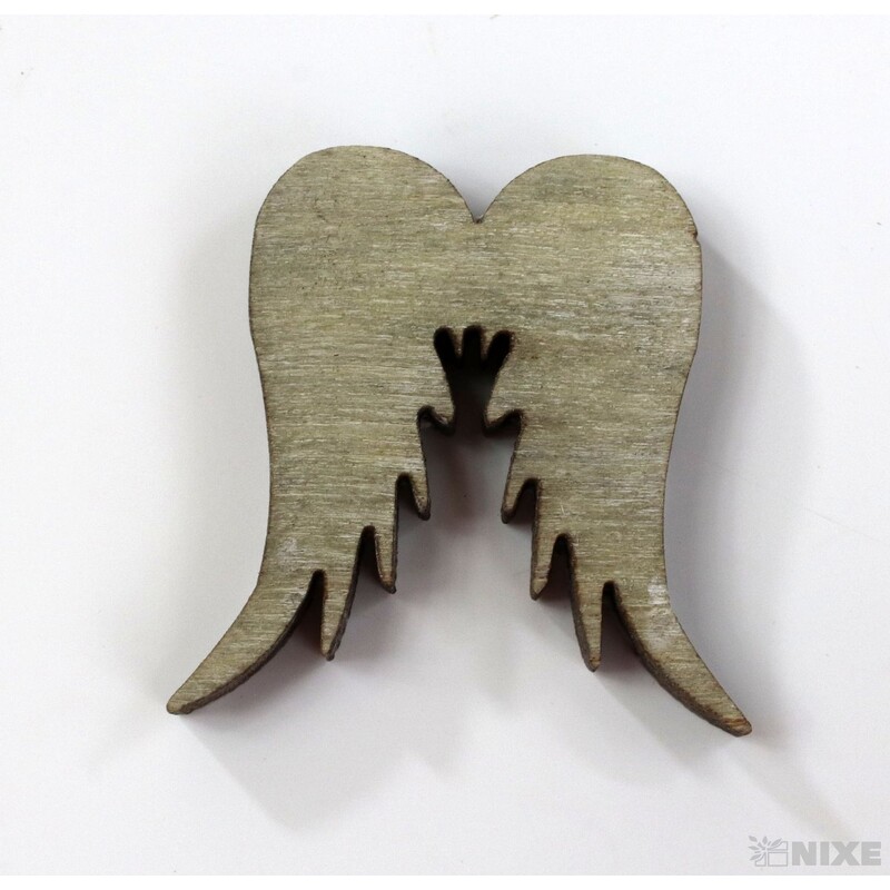 ANDĚLSKÁ KŘÍDLA 3-5-7cm 20ks*ŠEDÁ