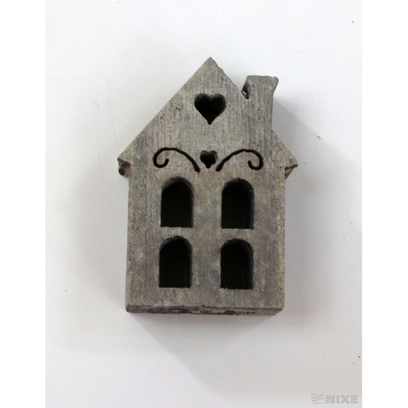 DOMEČEK 3cm 24ks*PŘÍRODNÍ