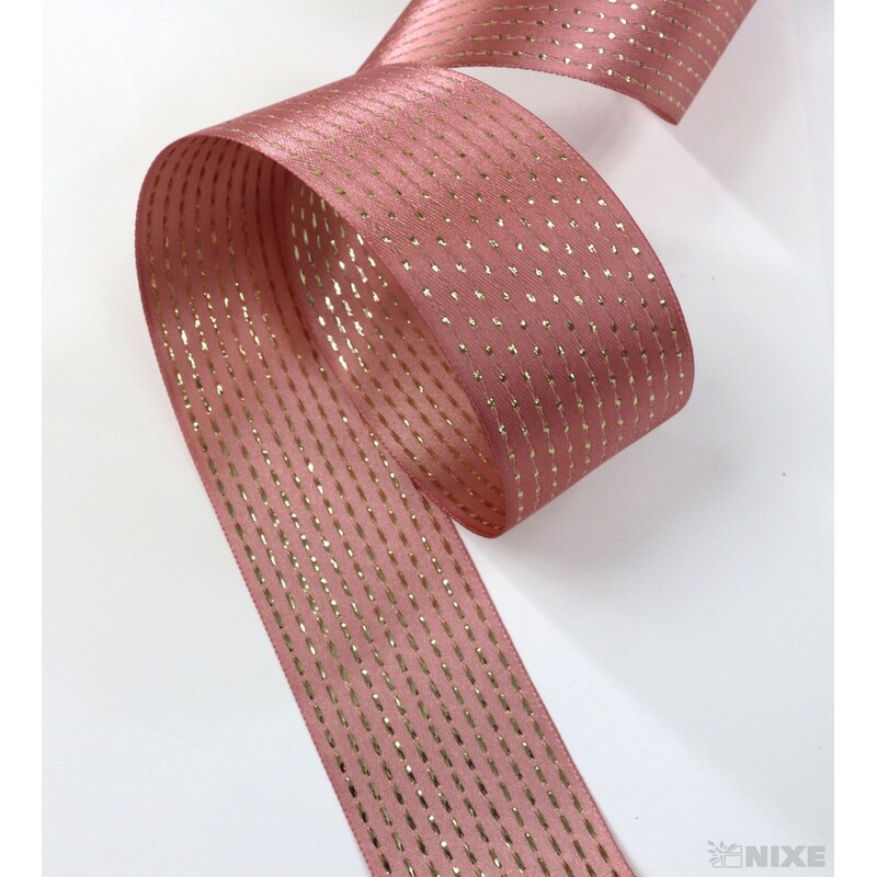 ATLASOVÁ STUHA OBOULÍC.MTP 40mmx20m*RŮŽOVÁ 103625