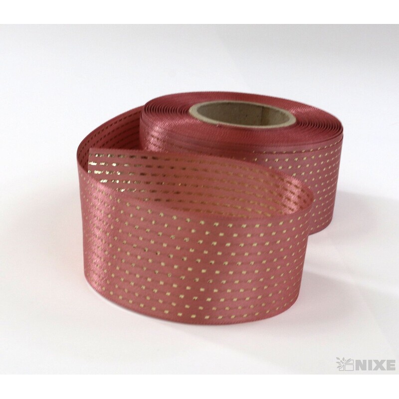 ATLASOVÁ STUHA OBOULÍC.MTP 40mmx20m*RŮŽOVÁ 103625