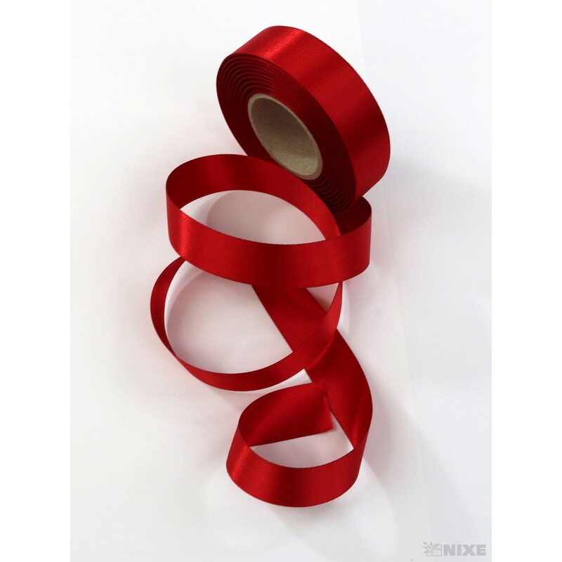 ATLASOVÁ STUHA OBOULÍC PESH 24mmx20m*ČERVENÁ TM. 080645