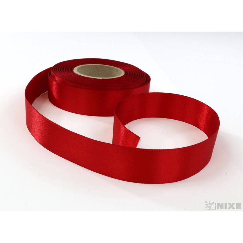 ATLASOVÁ STUHA OBOULÍC PESH 24mmx20m*ČERVENÁ TM. 080645