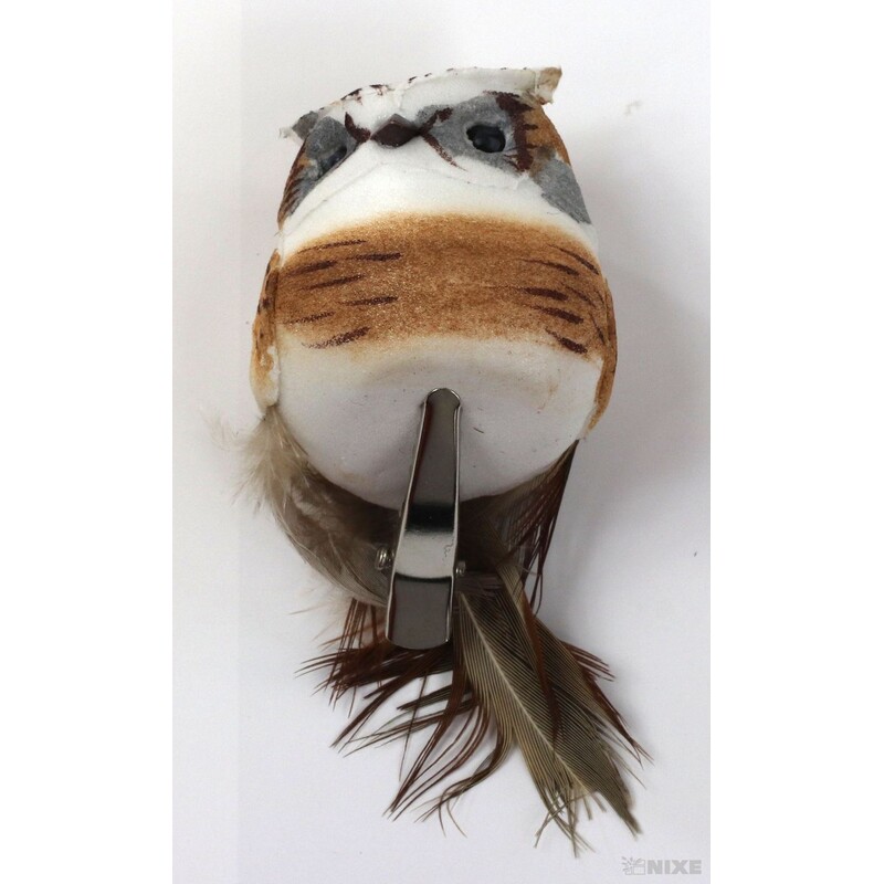 PTÁČEK  KLIPS 6cm 12ks*MIX BAREV