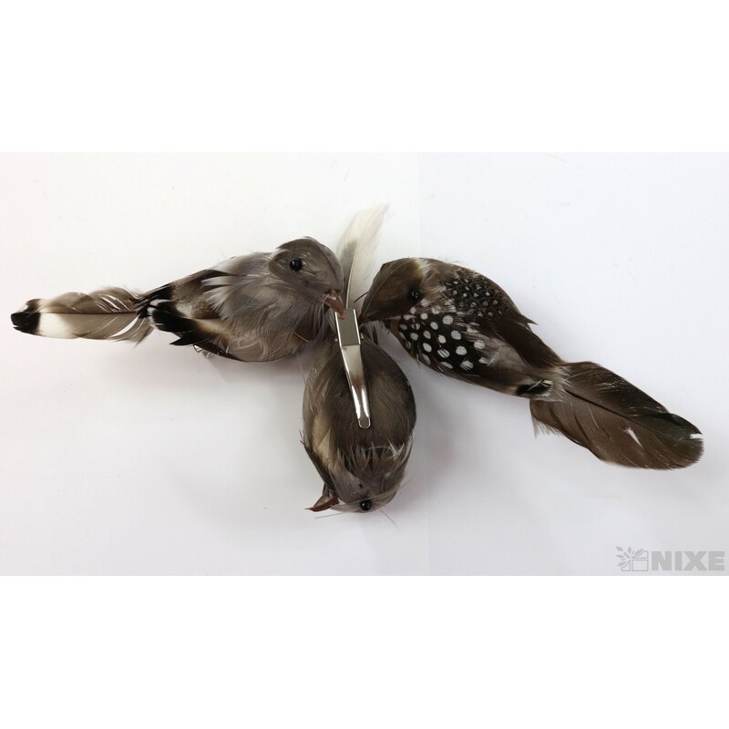 PTÁČEK KLIPS 8cm 12ks*