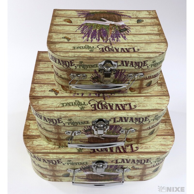 KUFŘÍK 3ks 29x21x9,5cm 24x18x8,5 19x15x8*