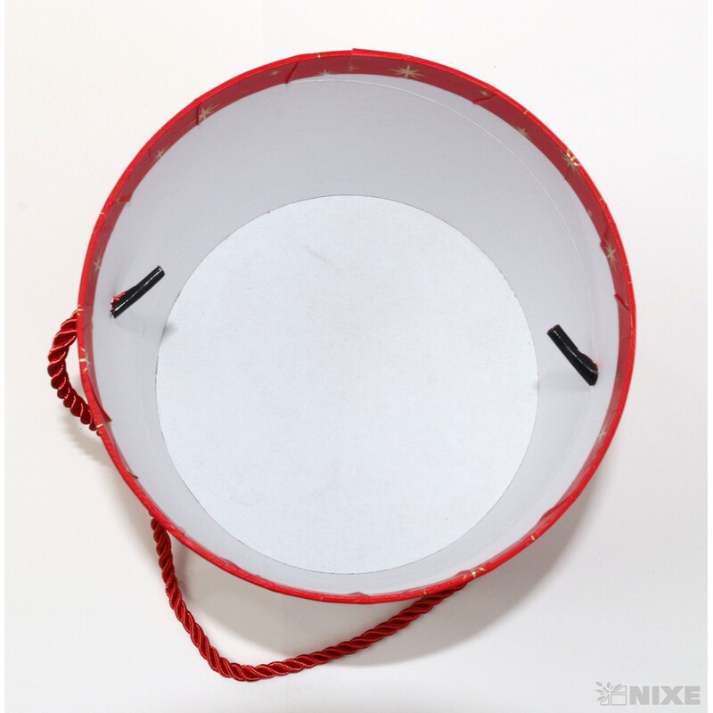 KVĚTINOVÝ BOX 3ks pr. 19x18cm 16x16 14x14*ČERVENÁ