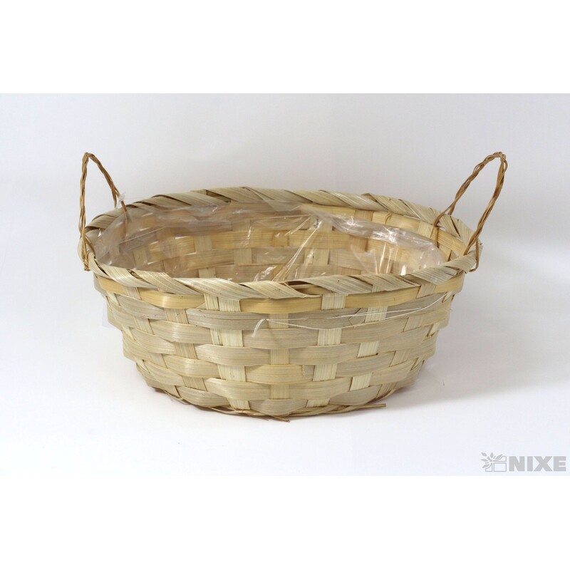 MISKA OVÁL 22x18x8cm*PŘÍRODNÍ