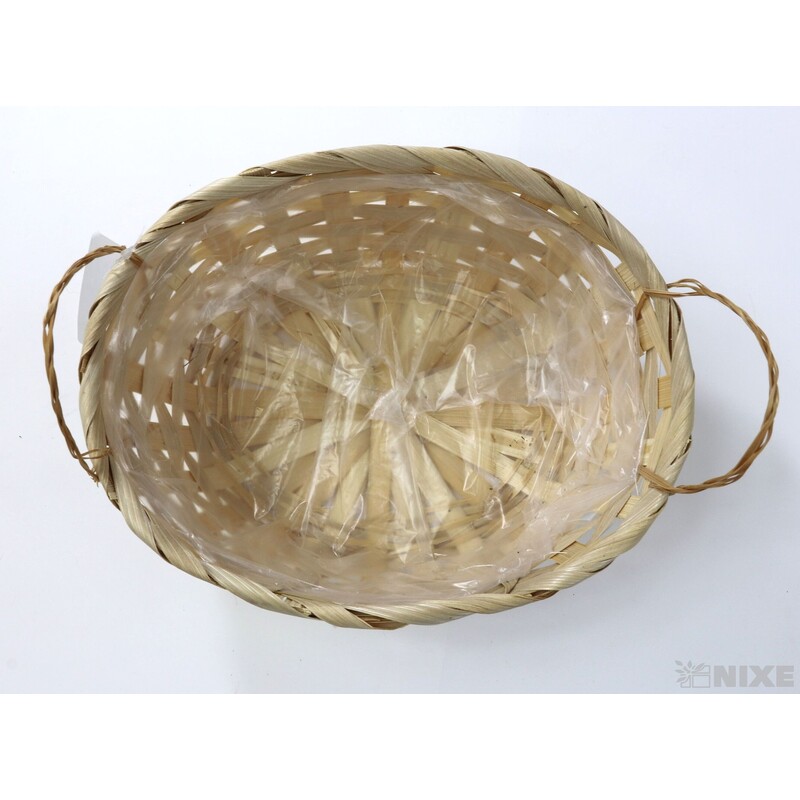 MISKA OVÁL 22x18x8cm*PŘÍRODNÍ