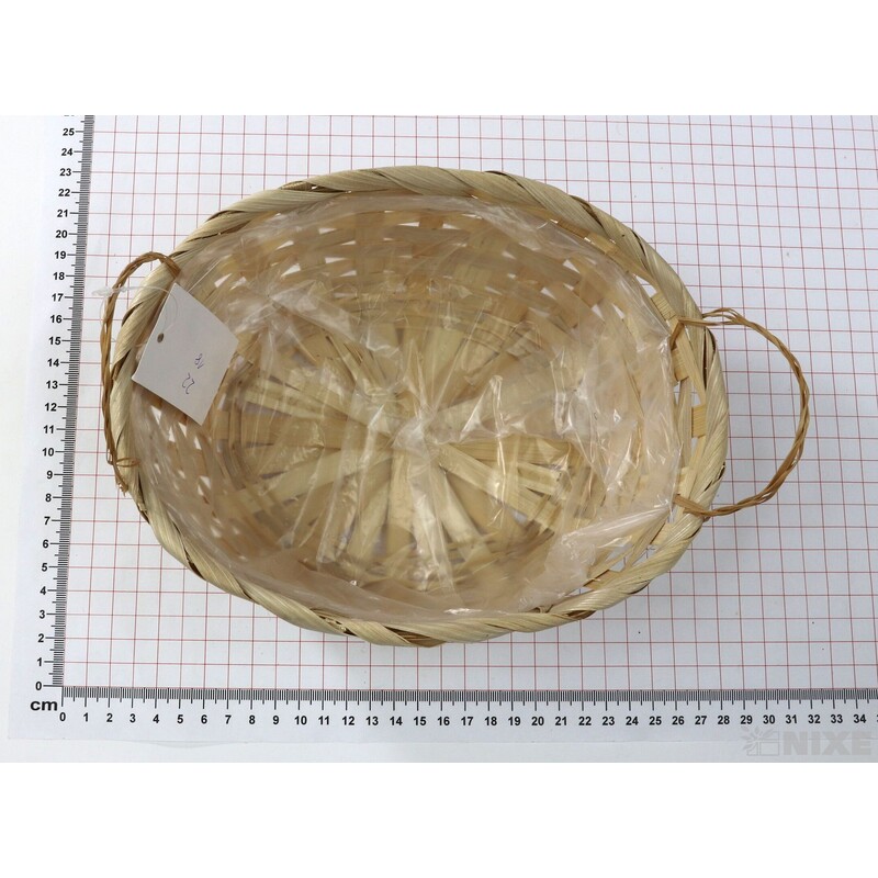 MISKA OVÁL 22x18x8cm*PŘÍRODNÍ