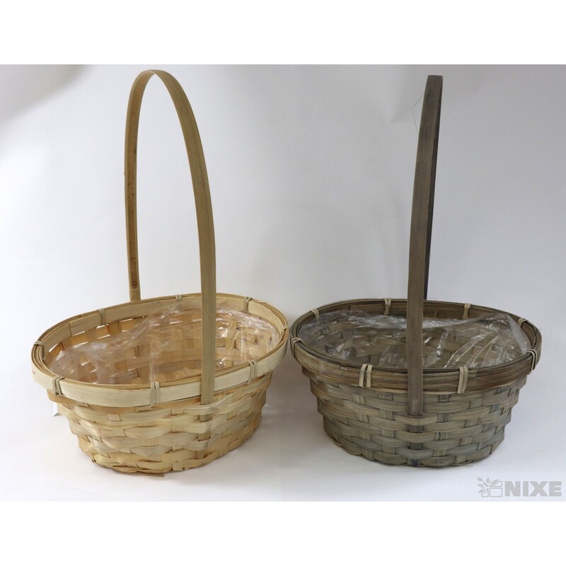 KOŠ RATTAN 19x30x15cm*MIX BAREV
