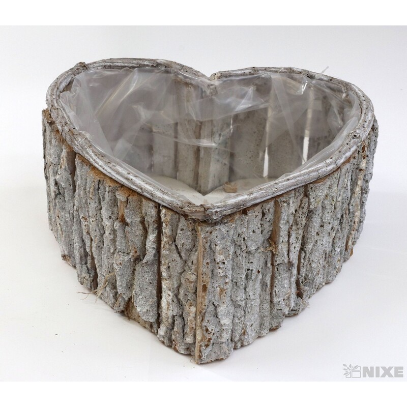 OBAL SRDCE KŮRA 24x11cm*BÍLÁ