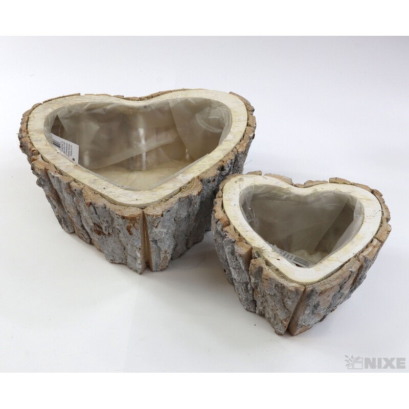 OBAL SRDCE KŮRA 24x8cm 16x7*BÍLÁ