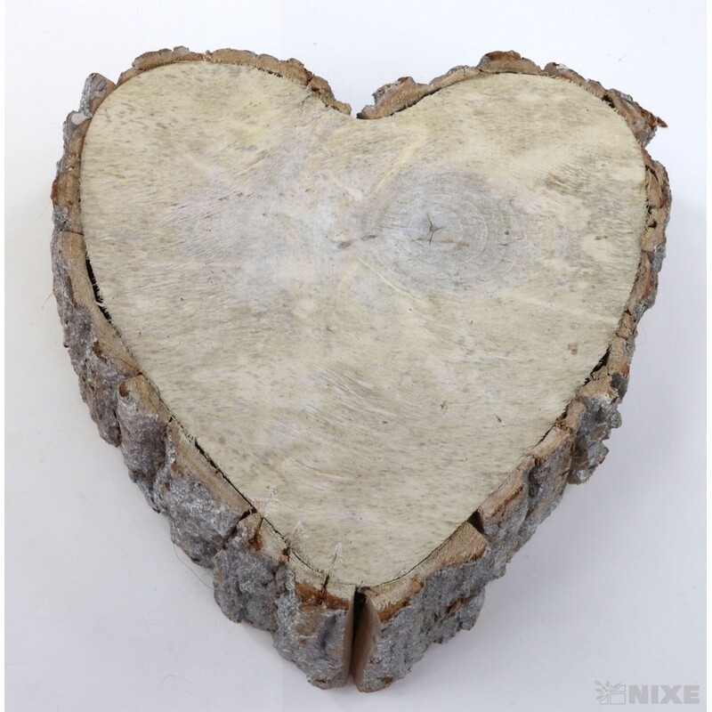 OBAL SRDCE KŮRA 24x8cm 16x7*BÍLÁ