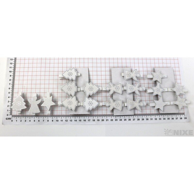 KOLÍČEK VÁNOCE MIX 3,5-5cm 6ks*