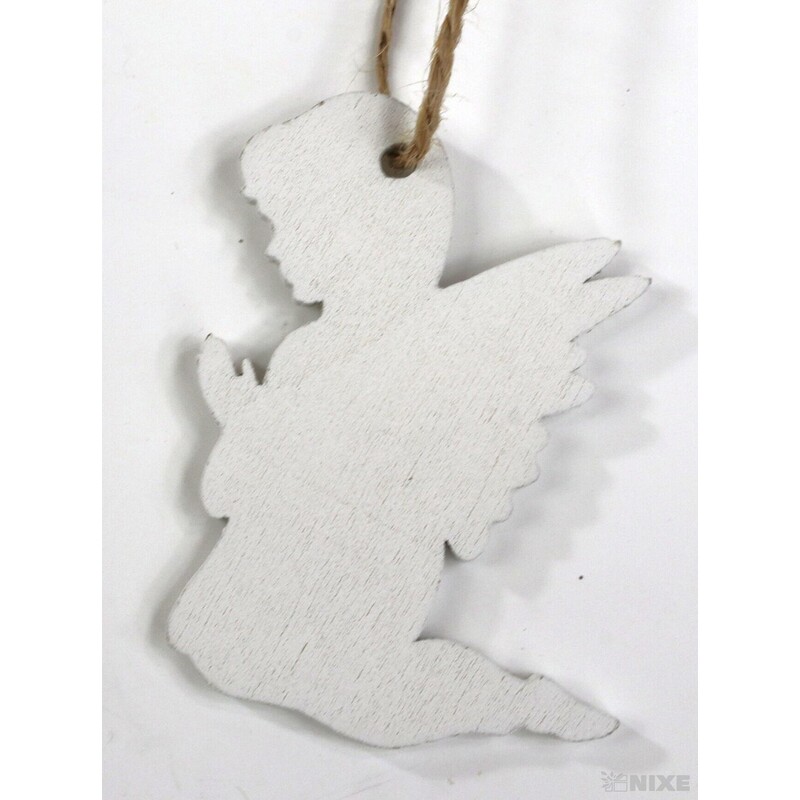 ZÁVĚS ANDĚL 10ks 5,5cm*BÍLÁ