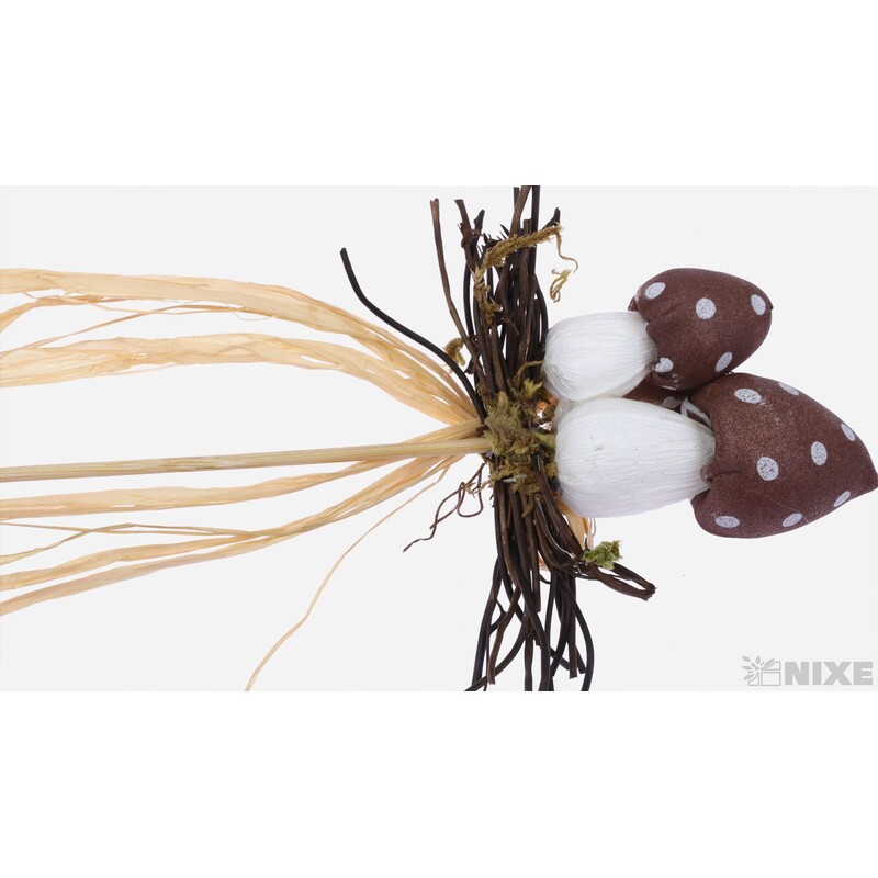 ZÁPICH HŘÍBEK 12ks 6x33cm*HNĚDÁ