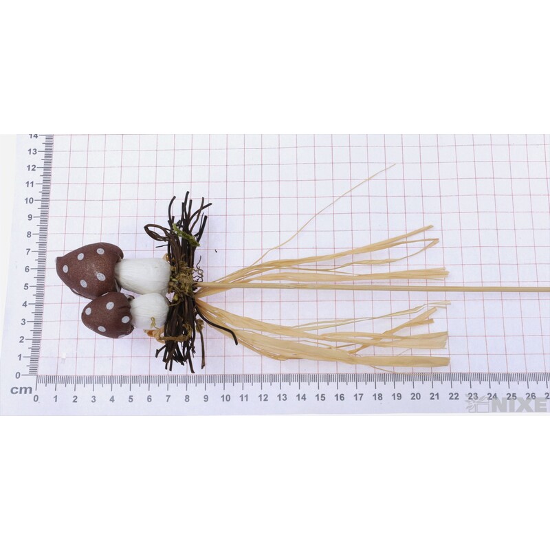 ZÁPICH HŘÍBEK 12ks 6x33cm*HNĚDÁ