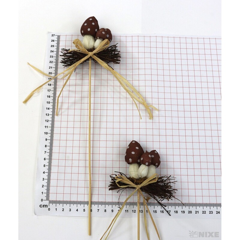 ZÁPICH HŘÍBEK 12ks 6x33cm*HNĚDÁ