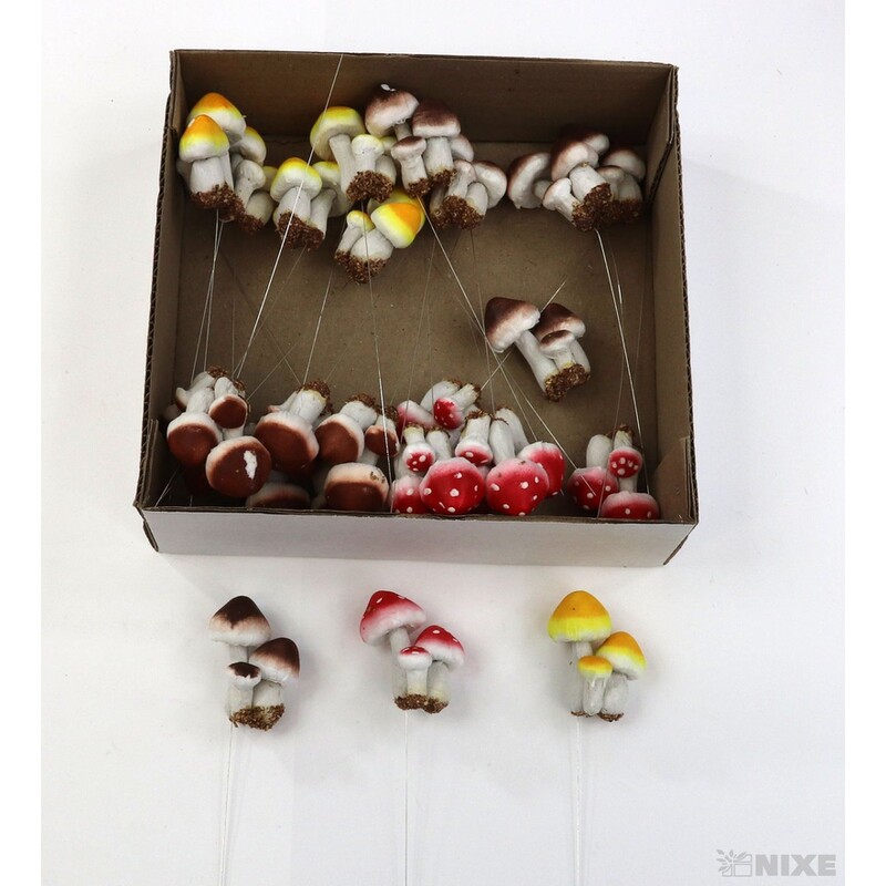 ZÁPICH HŘÍBEK 24ks 4x17cm*MIX BAREV